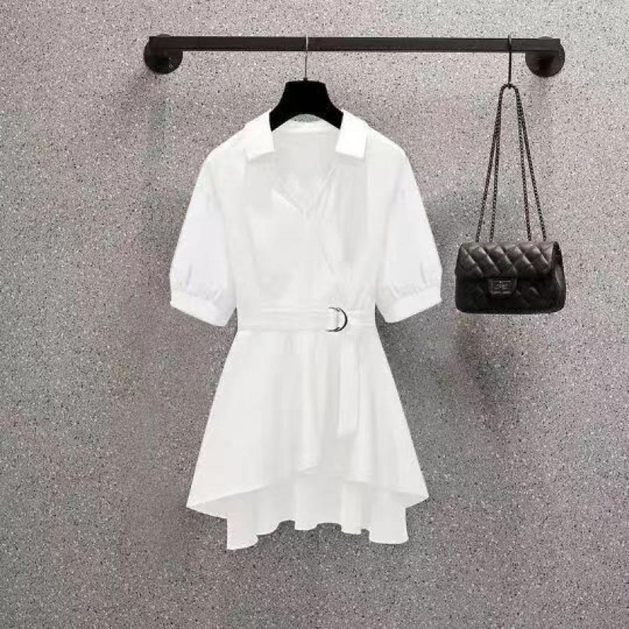 Plus Size Women's Fashion Slim Fit Shirt for Women New Spring Fat Sister Loose Fit Blouse