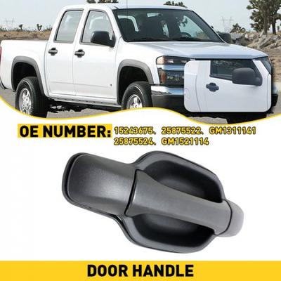 Black Exterior Door Handle For 2004-2012 Chevrolet Colorado GMC Canyon Front RH
