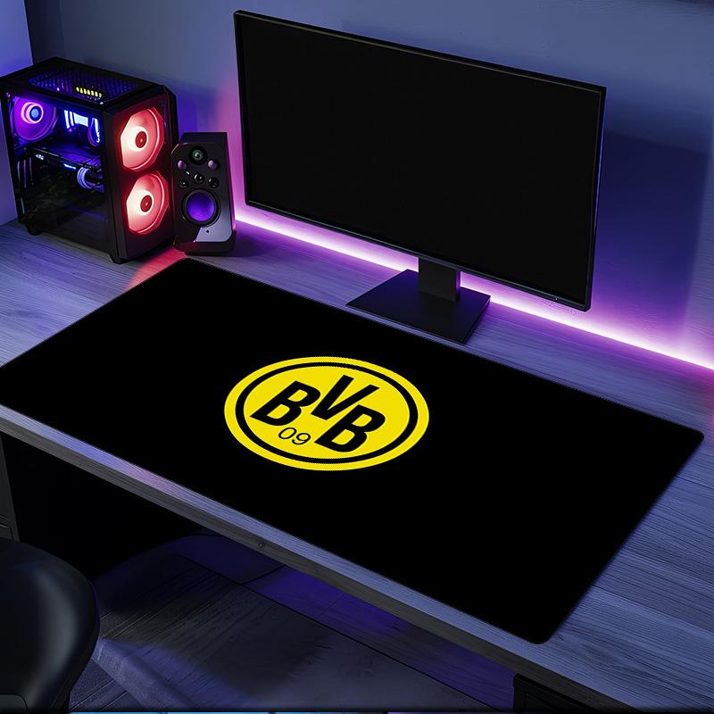 Podkładka pod mysz Borussia Dortmund, gumowa podstawa, mata na biurko do e-sportu, podkładka pod mysz dla graczy i do użytku biurowego, biurko gamingowe, łatwa do czyszczenia mata
