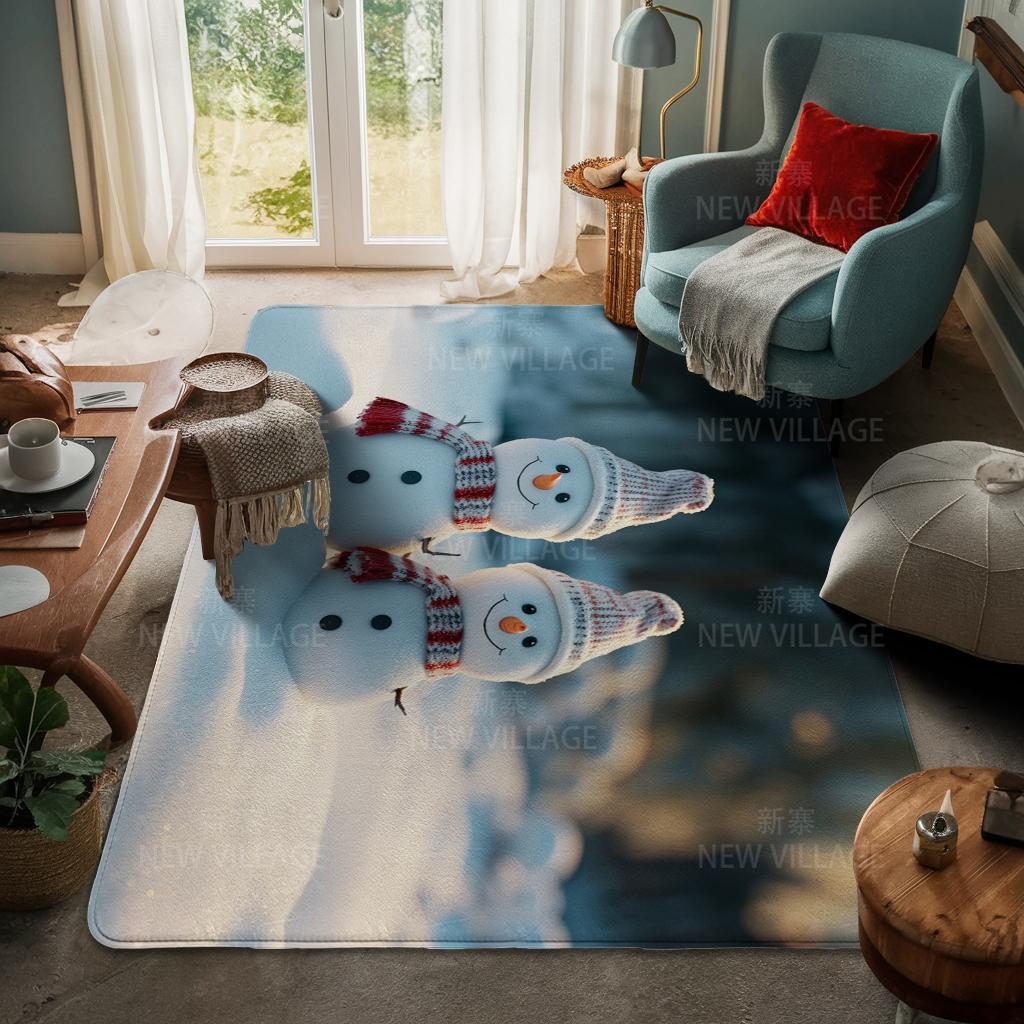 Koberec ke vchodu do domu Rohožka ke dveřím do domu Obývací pokoj Vana Koupelna Protiskluzové koberce s absorpcí vody vana Veselé Vánoce zima