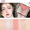 3 In 1 Highlighter Poederpalet Gezicht Hoogglans Shimmer Poeder Highlighting Repair Disk Flash Poeder Matte Neus Schaduw Blush