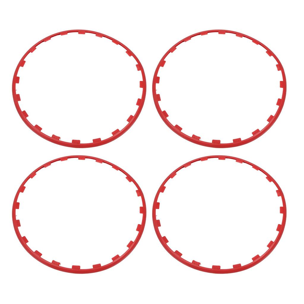 4Pcs Wheel Rim Protection Ring Stylish Sturdy Wheel Edges Trim Protector Ring for 19 Inch Wheels