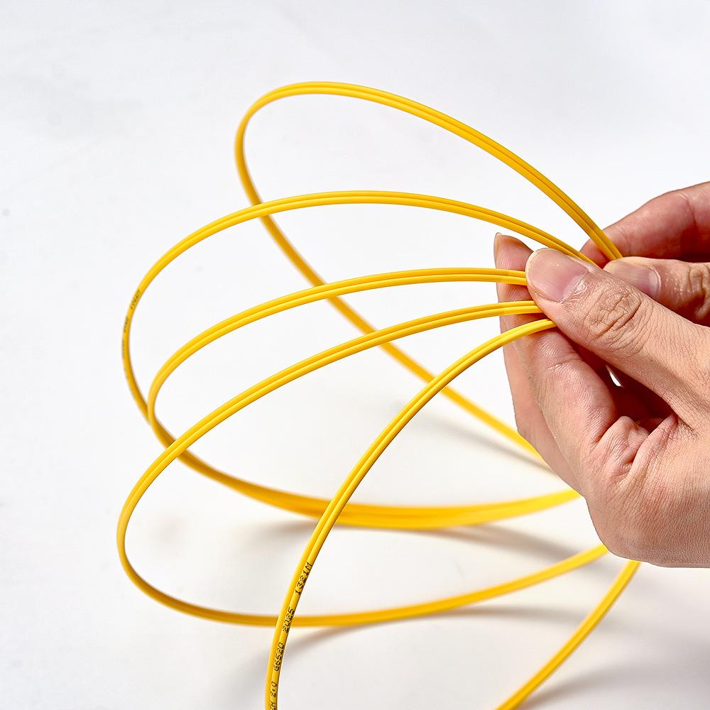 Customized Low Smoke Halogen-Free Single-Mode LC-LC Duplex Fiber Optic Pigtail Patch Cord