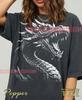 Dragon Mythical Creature Fantasy Beast Roaring Comfort Colors® Tshirt, Fierce Monster Black And White Detailed Illustration Vintage Tee