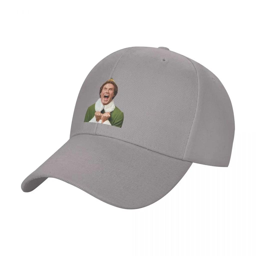 Buddy The Elf Funny Baseball Cap Beach Outing Black Custom Caps Hats For Women Unisexs