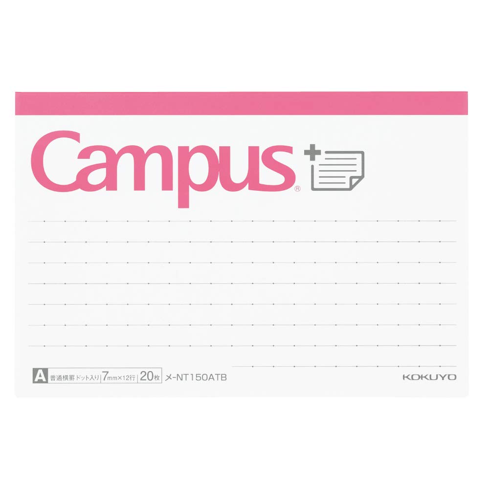 

KOKUYO Campus Sticky Notebook Sticky Notes for Efficient Bottom Notes, Note-Taking, Dot-Ruled, Type, ME-NT150ATB