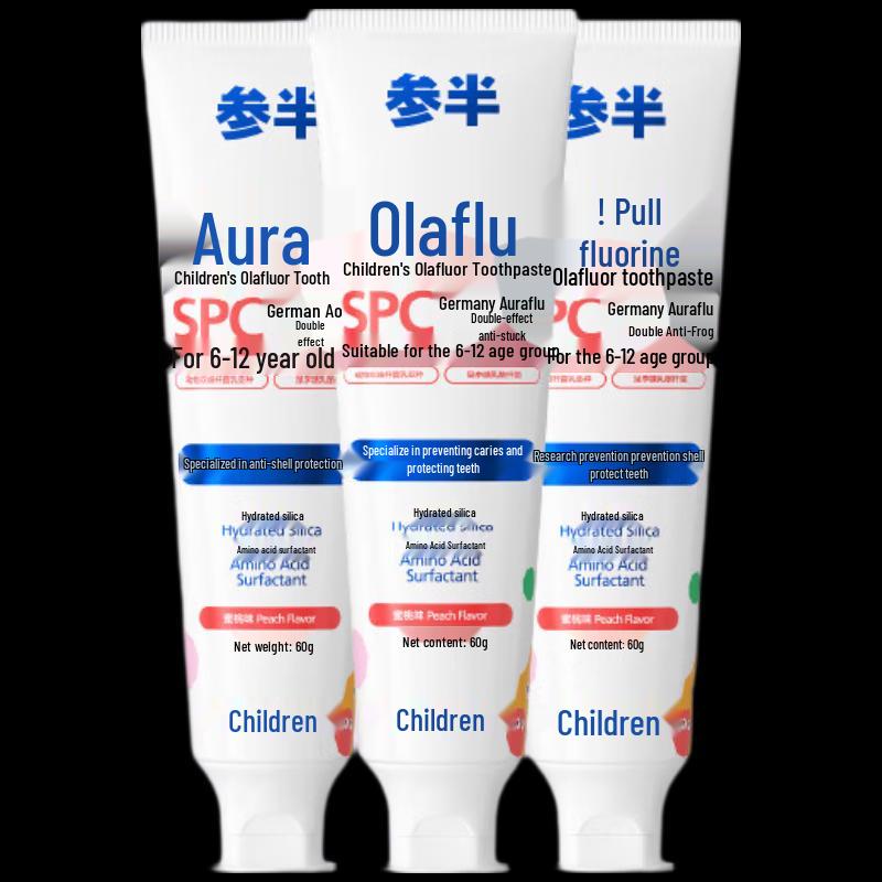 Canban Children s Olafluor Anti-Cavity Toothpaste - Peach Flavor