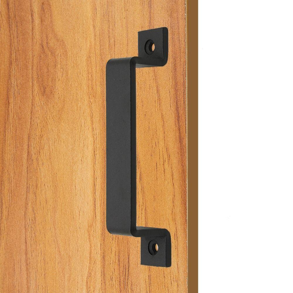 Durable Modern Barn Door Handle Light Luxury Minimalist Furniture Handle Black Multifunctional Drawer Handle Sliding Barn Door