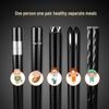 Single-Use Non-Slip High-Temperature Alloy Japanese Chopsticks for Healthy Individual Serving
