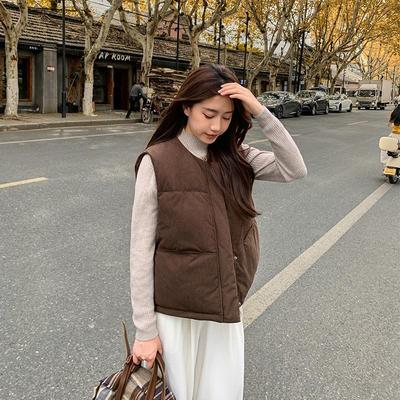 Gilet décontracté ample et à la mode pour femmes pour l'automne et l'hiver