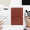 PU Leather Loose-leaf notebook 9*6.7 inch Notebook A5 Binding rope notebook  Office