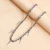 Trendy Punk Hip Hop Tassel Rivet Necklace Design Clavicle Chain Versatile Necklace