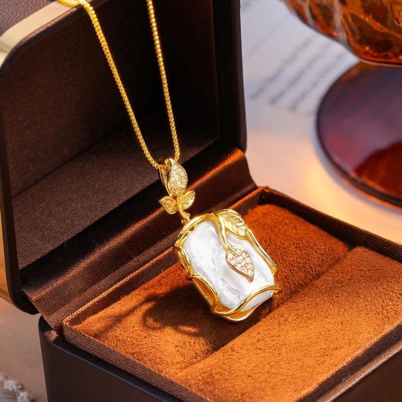 Natural Freshwater Pearl Jewelry Set: Unique Baroque Style, Fashionable European & American Design