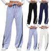 Europäische und amerikanische Damen Herbst- und Winter-Lockere Gerade Weitbein-Hose mit Kordelzug Lässige Jogginghose