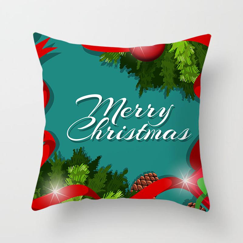 Christmas Home Pillow Covers Christmas Printed Bed Home Decor Cushion Covers Christmas Decor Pillow Covers