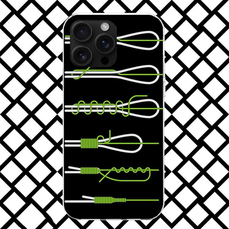Carp Fish Fishing Rod Hook Phone Case for iPhone 17 Air 16 16E 15 14 Plus 13 Mini 12 11 Pro Max 7 8 + SE 2020 Soft Cover Fundas