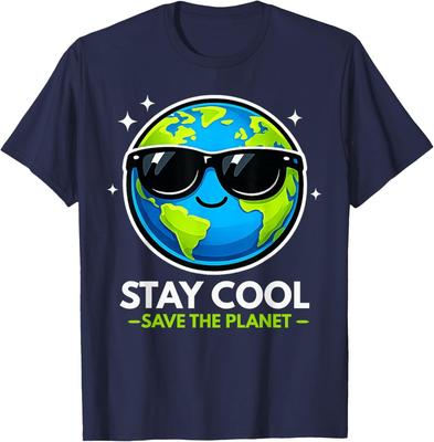 Tag der Erde T-Shirt Herren Damen Erde Rettet den Planeten T-Shirt