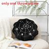 Spider Web Halloween Bar Theme Plush Pillow With Embroidered Animal Pattern For Home Decor