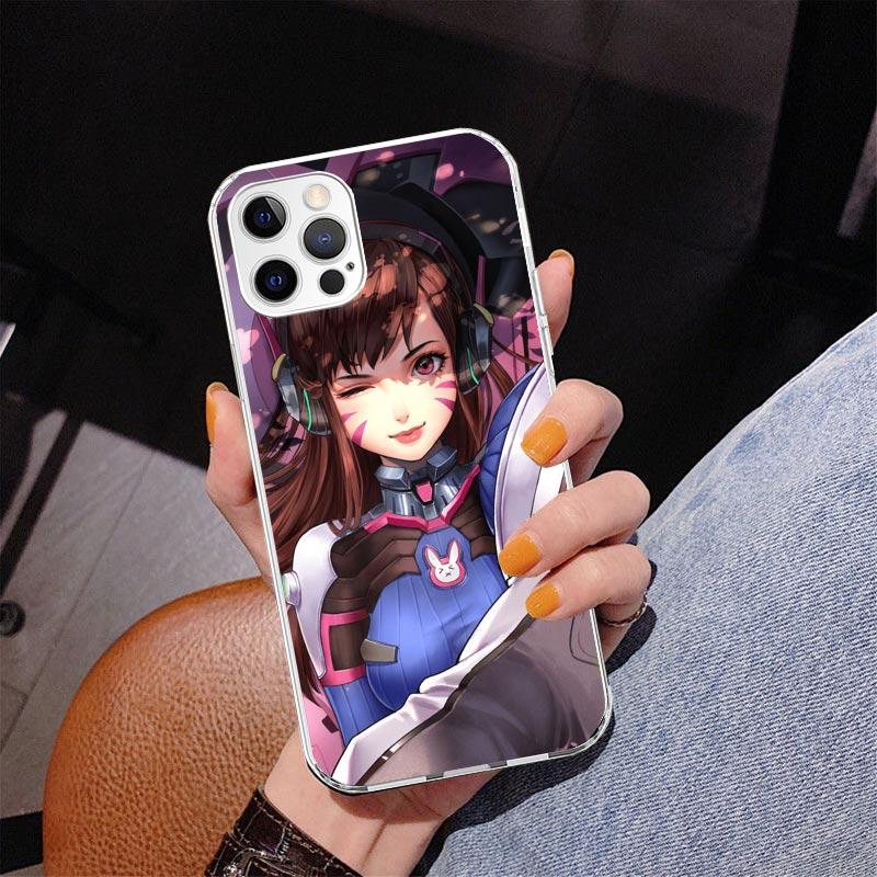

Game O-Overwatchs-DVA Phnoe Case for Iphone 17 Air 16 11 12 13 Mini 14 Plus 15 Pro Max 7 8E SE 2020 16ProMax Phone Cover Coque 1 iPhone 13