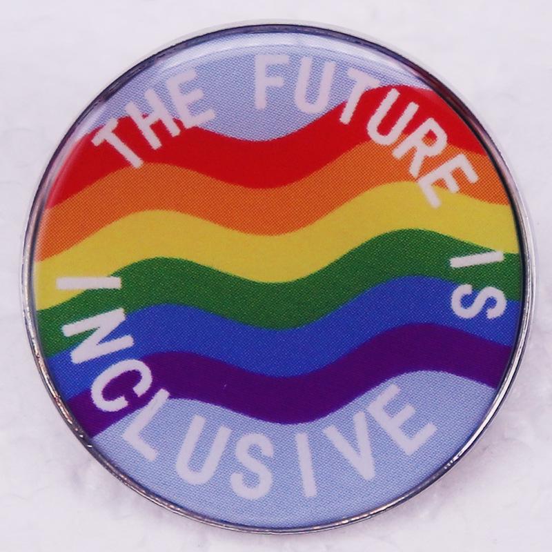 

Inclusive Future Brooch Badge