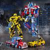 800+pcs Transforming Car Model Building Set, Optimus Prime. Bumblebee ABS Building Bricks Toy, Construction Toy Set Kids Toy