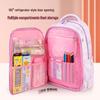 Kuromi Unisex Lightweight School Backpack for Grades 1-6: Spine-Protecting, Load-Reducing Double Shoulder Bag for Kids