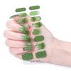 16Tips Sparkly Semi Cured Gel Nail Strips Shining Butterfly Long Lasting Self-Adhesive Gel Nail Wraps Full Cover UV Nail Sticker