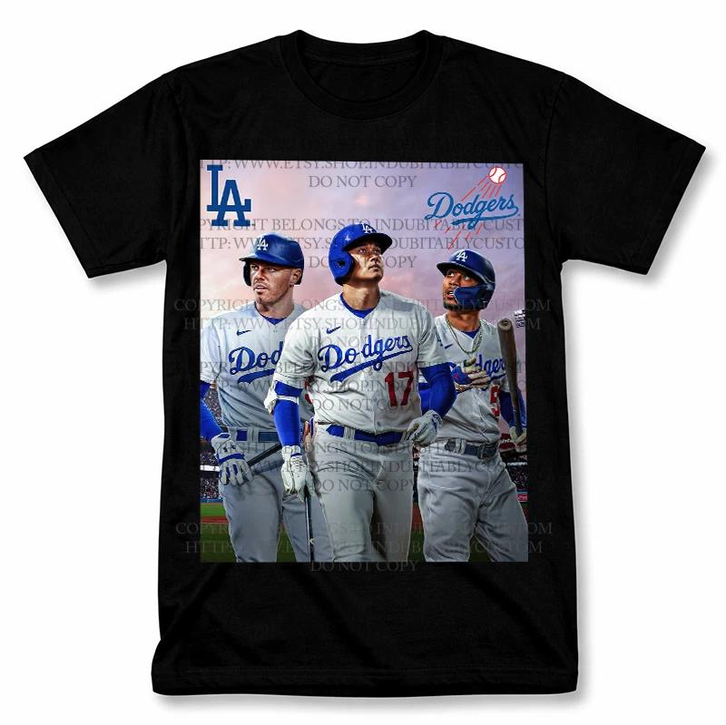 Shohei Ohtani Mookie Betts Freddie Freeman Los Angeles Dodgers Graphic T shirt 3XL
