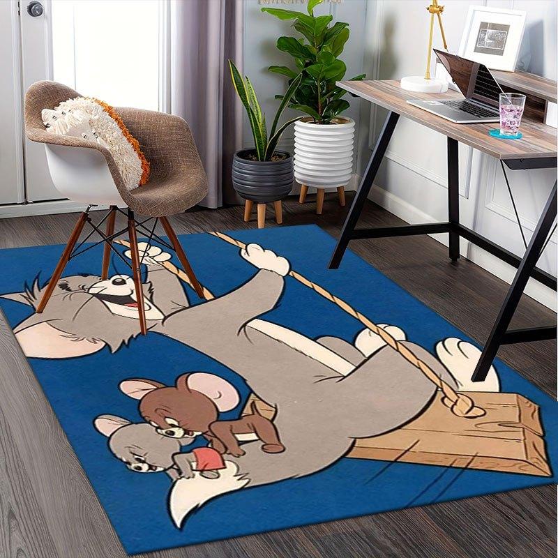 

Tom & Jerry Kids Cartoon Wall Stickers Home Decor Art Mural Poster GiftOffice Mat Home Decor Gift For Halloween & Christmas LD121 80cm by 120cm