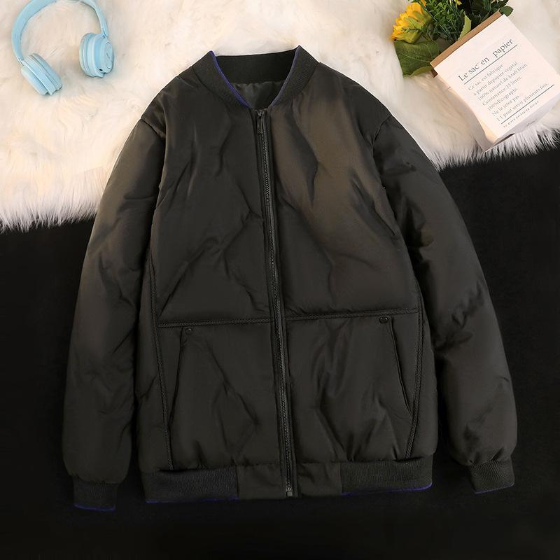 

Мужское пальто зимнее новое пуховое хлопковое пальто молодежная бейсбольная куртка с воротником повседневное хлопковое пальто для активного отдыха 4XL