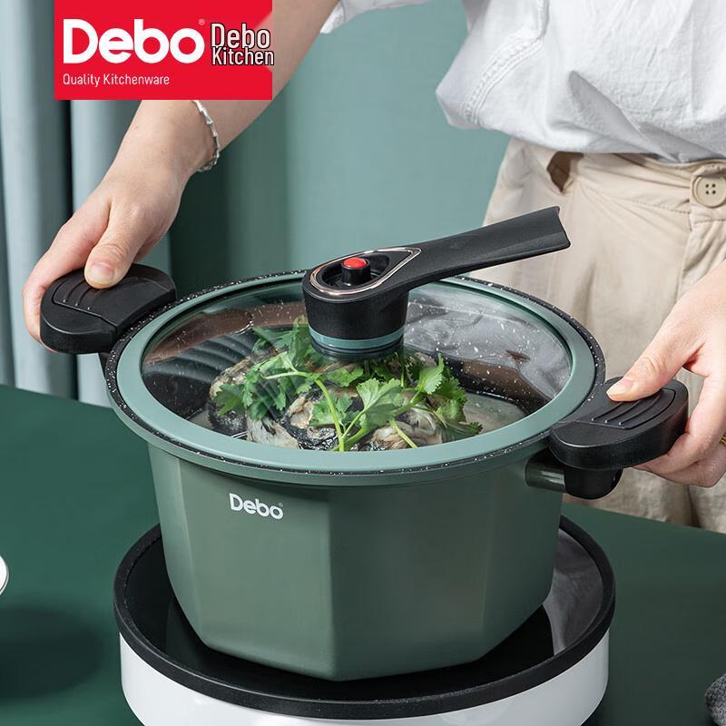 Debo 24cm Non-Stick Micro Pressure Soup Pot
