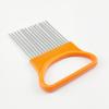 Stainless Steel Multifunctional Onion Holder & Cutter Kitchen Tool