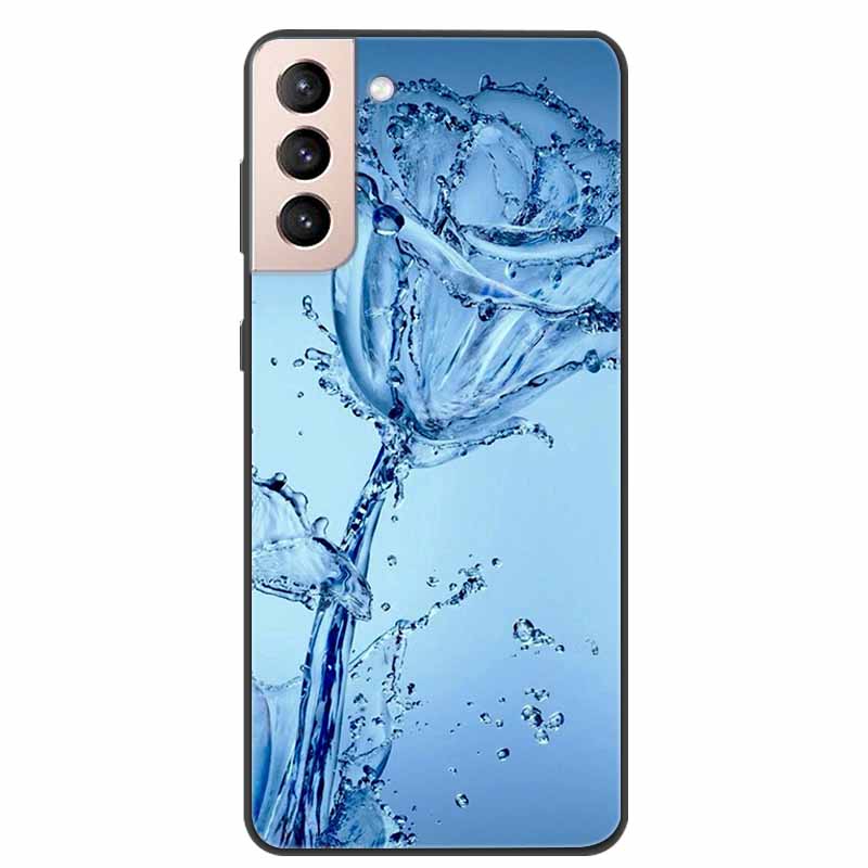 Per Samsung Galaxy S21 FE 5G Custodia Cartoon Dipinta Morbida TPU Custodie per Telefono per Galaxy S21FE S 21 FE Cover Posteriore in Silicone Coque Carina