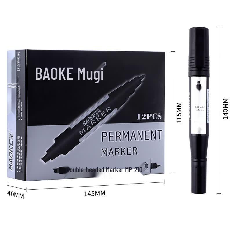BAOKE MP210 Double-Tip Marker Pen