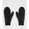 Lululemon Fuzzy Cashmere Mittens Black