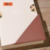 5Pcs Large Square Leather Bookmark Mini Portable Gift Triangle Bookmark Book Page Clip Book Corner Protective Cover