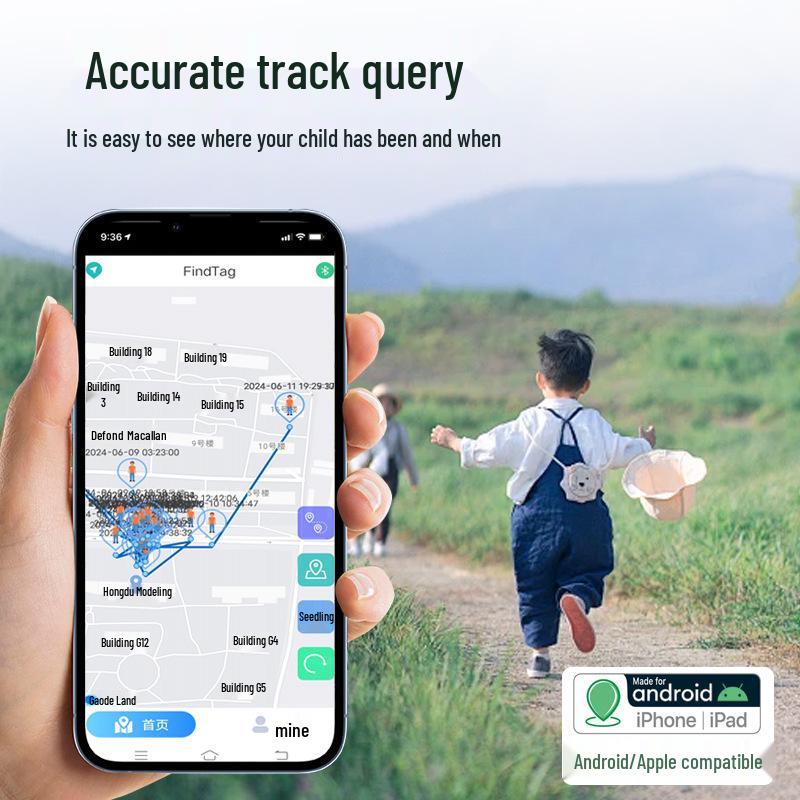 Universal GPS Pet & Elderly Tracker - Compatible with Android, HarmonyOS, and iOS
