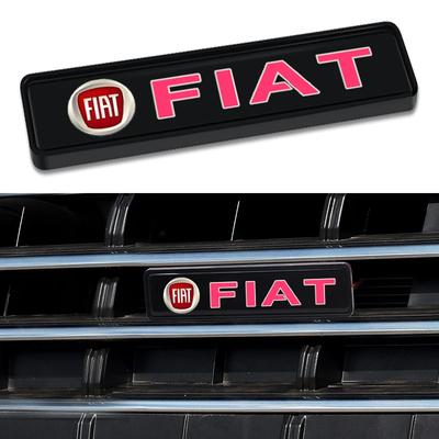 Car Front Cover Grille Lamp Emblem Decor LED Lightings for  FIAT Abarth 500 Panda Bravo Punto Tipo Linea Ducato Freemont