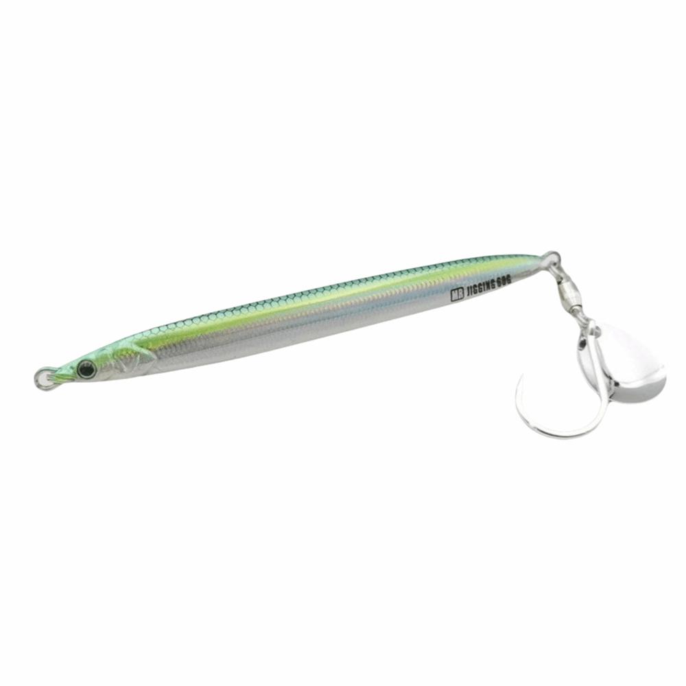 

Metal Material Biomimetic Lure 60g Weight Hairtail Pattern Anchovy Design Saltwater Fishing 40g-Color 5