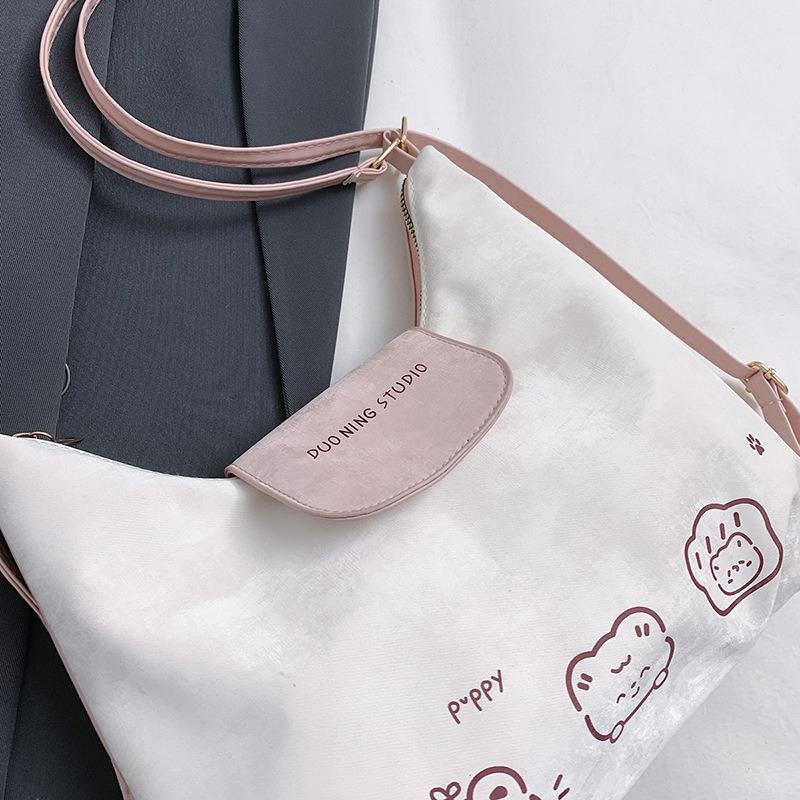 Trendy Cute Tote Bag 2026 New Model Large Capacity Single-shoulder Bag  Light Weight Short Commute Backpack