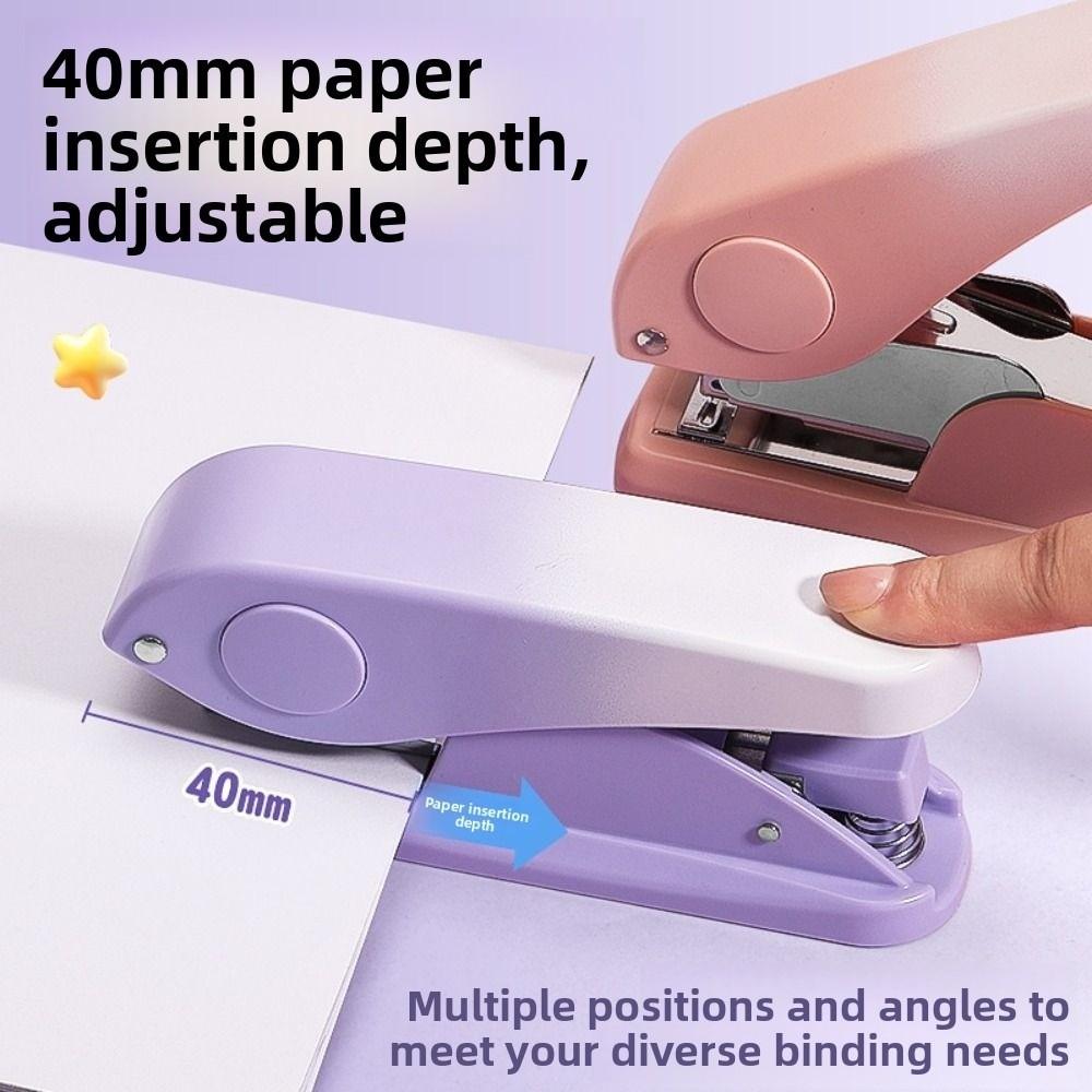 Metal Labor-Saving Stapler Up To 25 Pages Book Binding Machines Desk Stapler  Office School Use