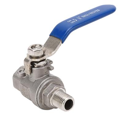 NPT Ball Valve Female Male 1 4in Thread Good Sealing Stainless Steel Ball Valve for Water Oil Gas