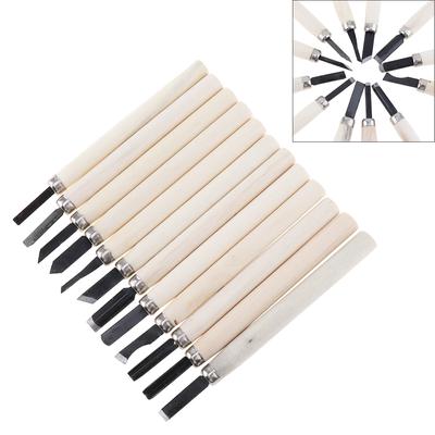 10pcs/12pcs Professional Wood Carving Hand Chisel Knife Tool Set Woodworkers Gouges