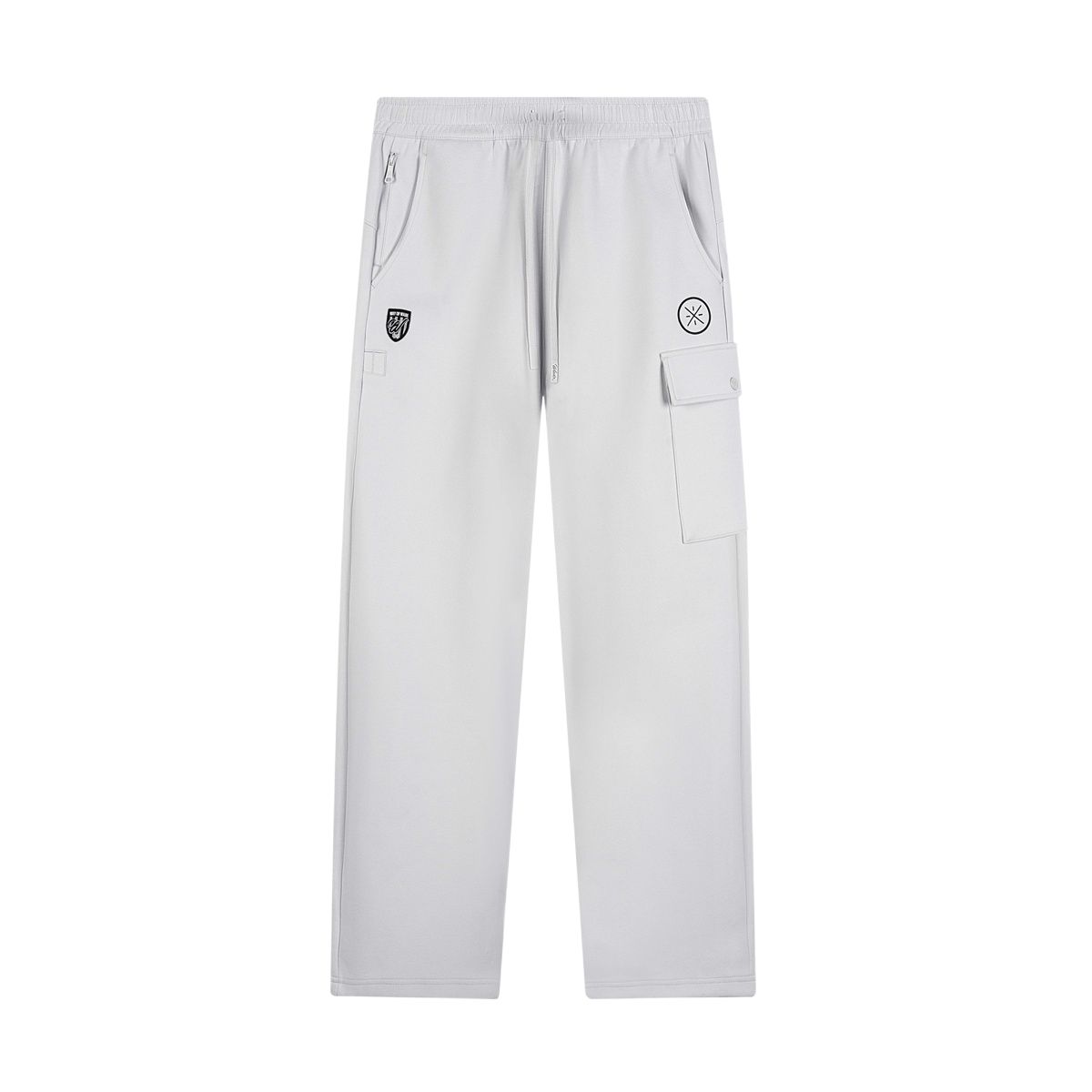 

Li Ning Серия Wade Однотонные Спортивные брюки средней посадки на кулиске Дышащие Универсальные Прямые штанины Мужские брюки AKLVB85-1 M