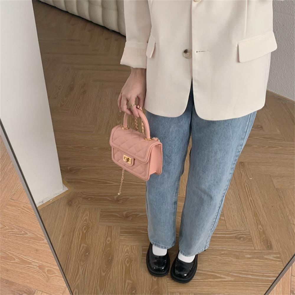 Новая женская сумка Модная универсальная маленькая квадратная сумка Сумка через плечо — фото 5