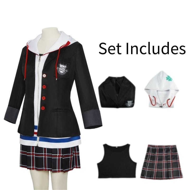 Persona Anne Takamaki Cos Clothing Jk Cartoon Games Cosplay Suit Perform Stage