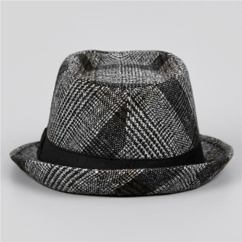 Hat Men's Spring and Autumn Top Hat Grandfather Autumn and Winter Jazz Hat Retro Gentleman Hat for Elders