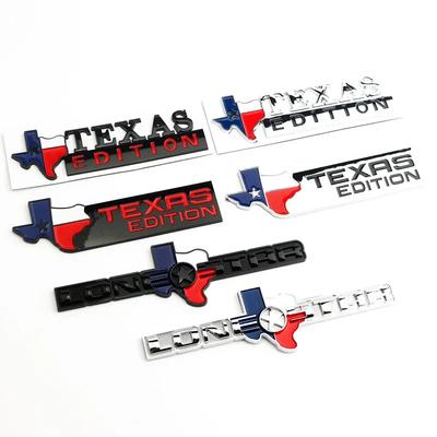 1pcs X 3D ABS TEXAS EDITION Lone Star EMBLEM BADGE for CHEVY SILVERADO GMC SIERRA TRUNK STICKER DECAL