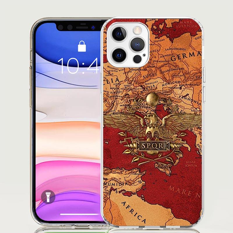 SPQR Roman Imperial Legionv Phone Case For iPhone 17 Air 16 15 Plus 11 14 Pro Max 13 Mini 12 7 8 + SE Pattern Art Customized Cov