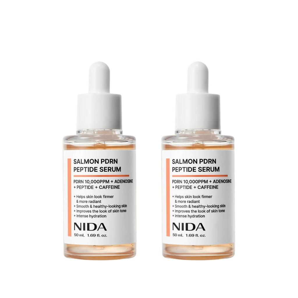 Nida Koreanisches Hautpflege-Set PDRN Peptid Serum Augencreme Feuchtigkeitsspendende Gesichtscreme